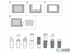 بطری آب شیائومی Xiaomi Portable Water Cup 350ml