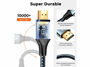 خرید کابل اچ‌دی‌ام‌آی 2 متری جویروم JOYROOM SY-20H1 HDMI To HDMI Cable