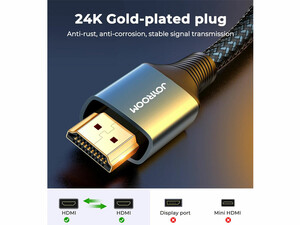 قیمت کابل اچ‌دی‌ام‌آی 2 متری جویروم JOYROOM SY-20H1 HDMI To HDMI Cable