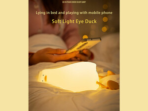 چراغ خواب فانتزی رومیزی قابل شارژ Festive LED Lying Flat Duck Lamp