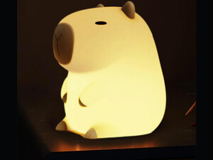 چراغ خواب رومیزی سیلیکونی شارژی New Capibara Silicone Night Light Sleeping DS-CPBR-01