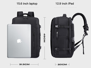 قیمت کوله لپ تاپ سفری بنج BANGE BG-1801 Waterproof Multifunctional Laptop Backpack