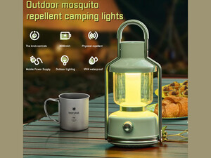 پاور بانک قابل حمل ضدآب Outdoor Mosquito Repellent Lamp 391