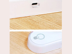 شارژر بی سیم، چراغ خواب و ساعت زنگ‌دار K01T Clock Wireless Charging Night Light 15W Fast Charging Station Dock