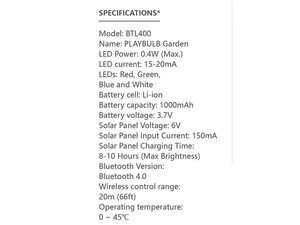 چراغ خورشیدی فضای سبز بلوتوثی هوشمند ضدآب مایپو MIPOW BTL400 Bluetooth Intelligent LED Solar Energy