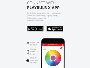 لامپ ال ای دی هوشمند مایپو Mipow BTL301W PlayBulb Sphere Bluetooth LED Bulb