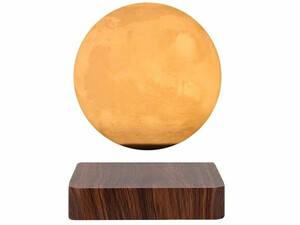 چراغ خواب ماه شناور مغناطیسی پرینت سه بعدی معلق Magnetic levitation moon lamp romantic light levitation 3D printing