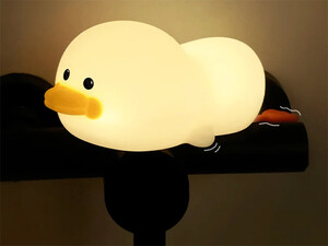 خرید چراغ خواب سیلیکونی شارژی طرح اردک Duck LED Night Lamp Silicone USB Rechargeable Sleeping light