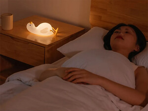 فروش چراغ خواب فانتری طرح  اردک Bxingsftys Silicone Night Duck-shaped Desk Lamp W01