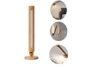 بهترین چراغ دیواری ال ای دی چوبی قابل چرخش 360 درجه360 Degree Rotatable Wooden LED Wall Lamp