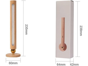 فروش چراغ دیواری ال ای دی چوبی قابل چرخش 360 درجه360 Degree Rotatable Wooden LED Wall Lamp