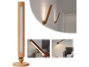 قیمت چراغ دیواری ال ای دی چوبی قابل چرخش 360 درجه360 Degree Rotatable Wooden LED Wall Lamp