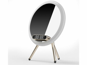 آینه میکاپ هوشمند شارژی و شارژر بی سیم چندکاره Lanlang Magic Mirror Q6