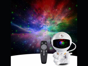 چراغ خواب فانتزی مرد فضانورد با نورهای سحابی Astronaut Star Projector, Kids Night Light, Nebula Projector Light