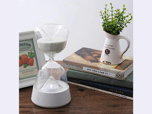 چراغ خواب با طراحی ساعت شنی night light bedroom home decoration gift night light