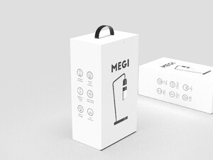 چراغ مطالعه شناور و شارژر وایرلس مگی Megi Smart Magnetic Levitating Lamp Pro