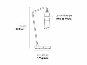 چراغ مطالعه شناور و شارژر وایرلس مگی Megi Smart Magnetic Levitating Lamp Pro