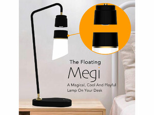 چراغ مطالعه شناور و شارژر وایرلس مگی Megi Smart Magnetic Levitating Lamp Pro