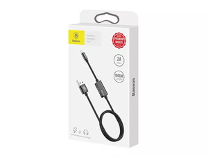 کیفیت کابل صدا و شارژ لایتنینگ بیسوس Baseus CALYU-01 Music Series Audio Cable