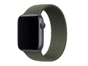 بند اپل‌واچ 44 میلی‌متر گرین Green Braided Solo Loop Strap for Apple Watch 44mm