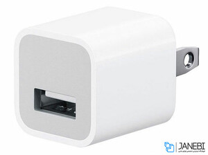 شارژر اصلی آیفون همراه با کابل Apple iphone AC Adapter 2 Pin