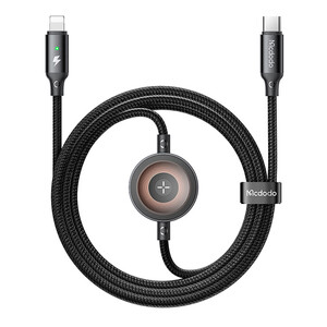 سیم شارژر آیفونی لایتنینگ به تایپ سی و شارژر اپل واچ 36 وات مک دودو