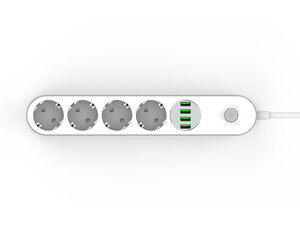 چند راهی 4 سوکت و 4 یو اس بی الدنیو LDNIO SE4432 Power Socket