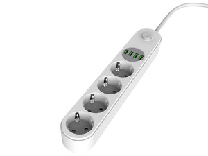 چند راهی 4 سوکت و 4 یو اس بی الدنیو LDNIO SE4432 Power Socket