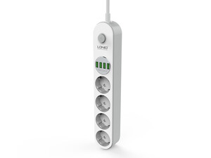 چند راهی 4 سوکت و 4 یو اس بی الدنیو LDNIO SE4432 Power Socket