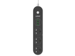 چند راهی برق و هاب شارژر الدنیو LDNIO Universal Power Strip Adapter SC3301