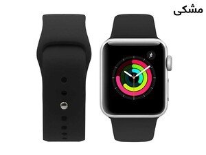 بند سیلیکونی اپل واچ 44 و 45 میلی متر پورودو Porodo iGuard Silicone Loop Band Apple Watch 44/45mm