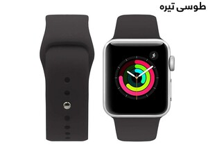بند سیلیکونی اپل واچ 44 و 45 میلی متر پورودو Porodo iGuard Silicone Loop Band Apple Watch 44/45mm