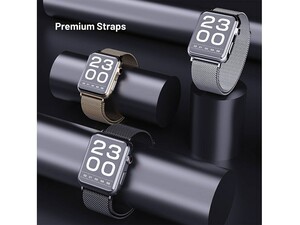بند فلزی اپل واچ 44 و 45 میلی متر پورودو Porodo iGuard Steel Mesh Band Apple Watch 44/45mm