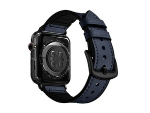 بند چرمی اپل واچ 44 و 45 میلی متر پورودو Porodo iGuard Leader + Silicone Band Apple Watch 44/45mm