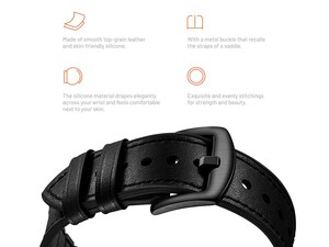 بند چرمی اپل واچ 44 و 45 میلی متر پورودو Porodo iGuard Leader + Silicone Band Apple Watch 44/45mm