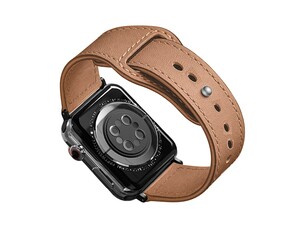 بند چرمی اپل واچ 44 و 45 میلی متر پورودو Porodo iGuard Leader Loop Band Apple Watch 44/45mm