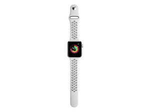 بند سیلیکونی اپل واچ 44 و 45 میلی متر طرح نایک پورودو Porodo iGuard Sport Silicone Band Apple Watch 44/45mm