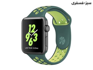 بند سیلیکونی اپل واچ 44 و 45 میلی متر طرح نایک پورودو Porodo iGuard Sport Silicone Band Apple Watch 44/45mm