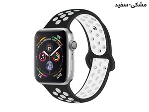 بند سیلیکونی اپل واچ 44 و 45 میلی متر طرح نایک پورودو Porodo iGuard Sport Silicone Band Apple Watch 44/45mm
