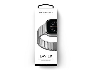 بند فلزی اپل واچ 42/44/45 میلی متر ویوا مادرید Viva Madrid Apple Watch 42/44/45mm Lavier Metal Strap
