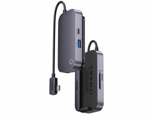 آداپتور تایپ سی 6 پورت فلزی بیسوس Baseus PadJoy 6-Port Type-C HUB Adapter WKWJ000113