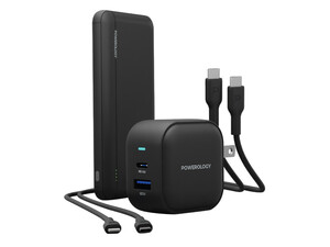 خرید بهترین ست 5 در 1 شارژ پاورولوژِی Powerology 5 in 1 Power Combo - Black PPBCHA14-CB