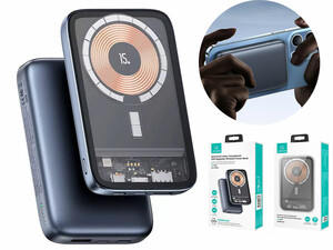 شارژر همراه بیسیم 10000 میلی‌آمپرساعتی PD 15 وات یوسامز Usams US-CD184 10000mAh 15W Wireless Power Bank