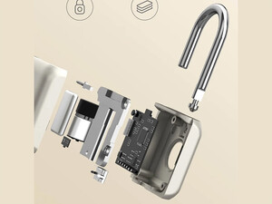 خرید قفل اثر انگشت هوشمند UODI Fingerprint Padlock, IPX2