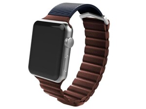 بند سیلیکونی طرح چرم اپل واچ ایکس دوریا X-Doria Leather Silicone Wirstband Apple Watch 38mm