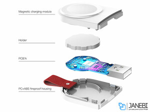 شارژر وایرلس اپل واچ Totu Glory series USB I Watch magnetic charger（CACW-038
