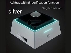 خرید زیرسیگاری تصفیه هوا بدون دود با نور LED چند منظوره Smokeless 2 in 1 Air Purifier Ashtray Air Purifier Ashtrays with LED Light