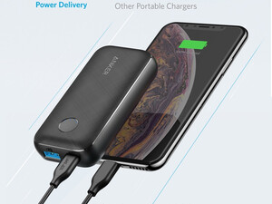 سرعت پاور بانک فست شارژ انکر Anker A1239H11 PowerCore Metro 10000 PD