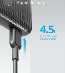 سرعت پاوربانک انکر Anker PowerCore A1244 10000mAh Power Bnak