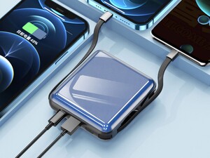پاوربانک 10000 توتو Totu Lightning series - Dual fast charge cable power bank CPBL-05